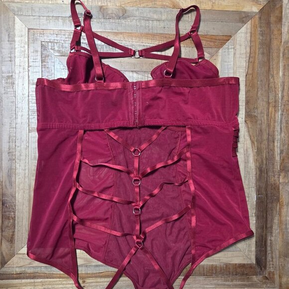 Torrid Straps And Rings Satin Bodysuit - Picture 6 of 13